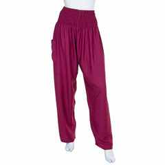 Agung Loose Leg Trousers-Trousers-Siesta Crafts