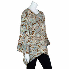 Hanky Hem Smock Top - Winter Ivy Batik