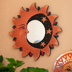 Large Sun and Moon Mirror-Home Décor-Siesta Crafts