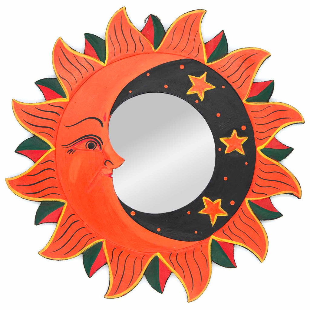 Large Sun and Moon Mirror-Home Décor-Siesta Crafts