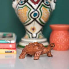 Hand Carved Tortoise-Ornaments & Figurines-Siesta Crafts