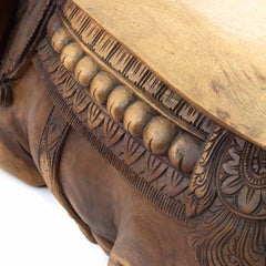 Festival Decorated Elephant Bench - Beads-Furniture-Siesta Crafts