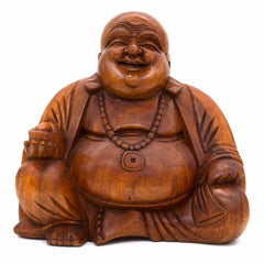 Laughing Buddha Woodcarving 40cm