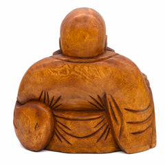 Laughing Buddha Woodcarving 40cm