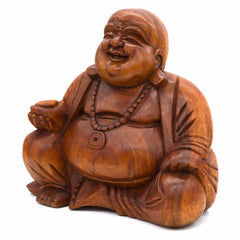 Laughing Buddha Woodcarving 40cm