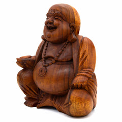 Laughing Buddha Woodcarving 40cm