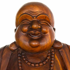 Laughing Buddha Woodcarving 50cm