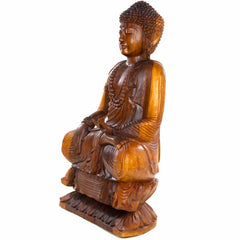 Carved Sitting Buddha 80cm