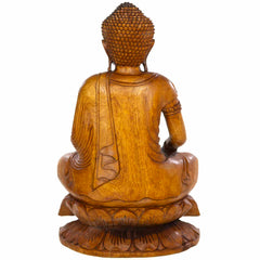 Carved Sitting Buddha 80cm