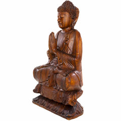 Carved Sitting Buddha 80cm