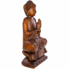 Carved Sitting Buddha 80cm