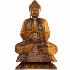 Carved Sitting Buddha 80cm