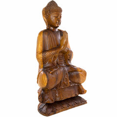 Carved Sitting Buddha 80cm