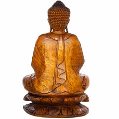 Carved Sitting Buddha 80cm