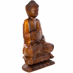 Carved Sitting Buddha 80cm