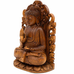Buddha In Carved Doorway 40cm-Ornaments & Figurines-Siesta Crafts