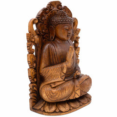 Buddha In Carved Doorway 40cm-Ornaments & Figurines-Siesta Crafts