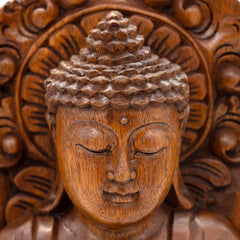 Buddha In Carved Doorway 40cm-Ornaments & Figurines-Siesta Crafts