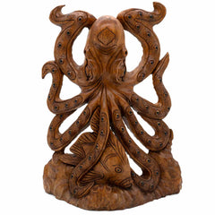 Carved Octopus-Ornaments & Figurines-Siesta Crafts