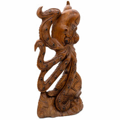 Carved Octopus-Ornaments & Figurines-Siesta Crafts