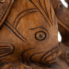 Carved Octopus-Ornaments & Figurines-Siesta Crafts