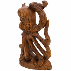 Carved Octopus-Ornaments & Figurines-Siesta Crafts