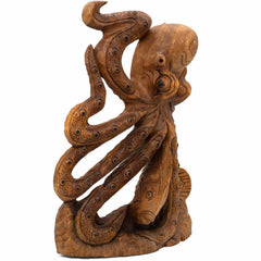 Carved Octopus-Ornaments & Figurines-Siesta Crafts