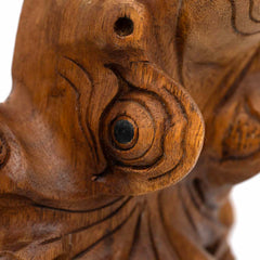 Carved Octopus-Ornaments & Figurines-Siesta Crafts