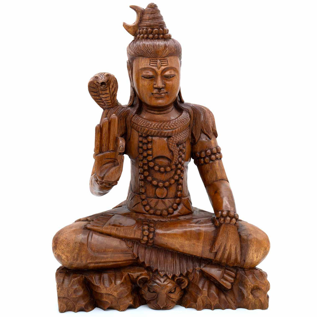 Shiva Carving 50cm-Ornaments & Figurines-Siesta Crafts