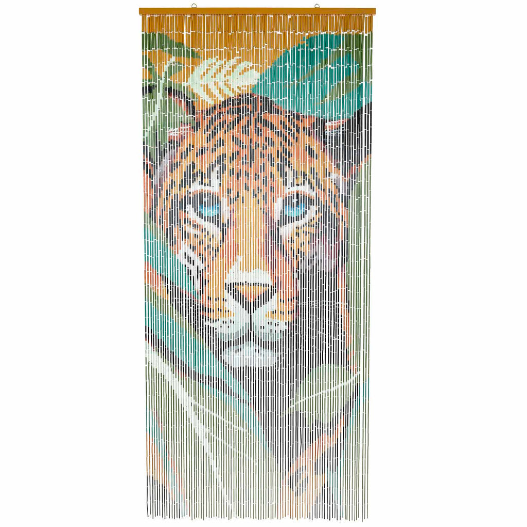 Bamboo Bead Curtain - Tiger