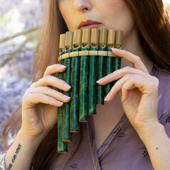 Leaf Pan Flute-Wind Instruments-Siesta Crafts