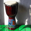 Large Painted Djembe-Drums-Siesta Crafts