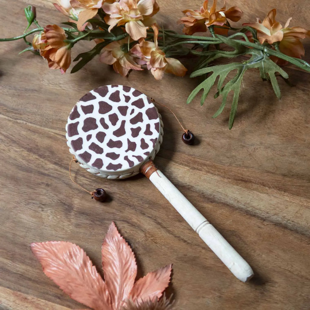 Giraffe Hand Drum-Drums-Siesta Crafts
