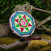 Large Painted Shamanic Drum-Drums-Siesta Crafts