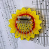 Sunflower Thumb Piano-Thumb Pianos & Xylophones-Siesta Crafts