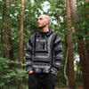 Baja Top - Black and White-Baja Hoodies-Siesta Crafts