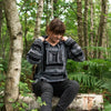 Baja Top - Black and White-Baja Hoodies-Siesta Crafts