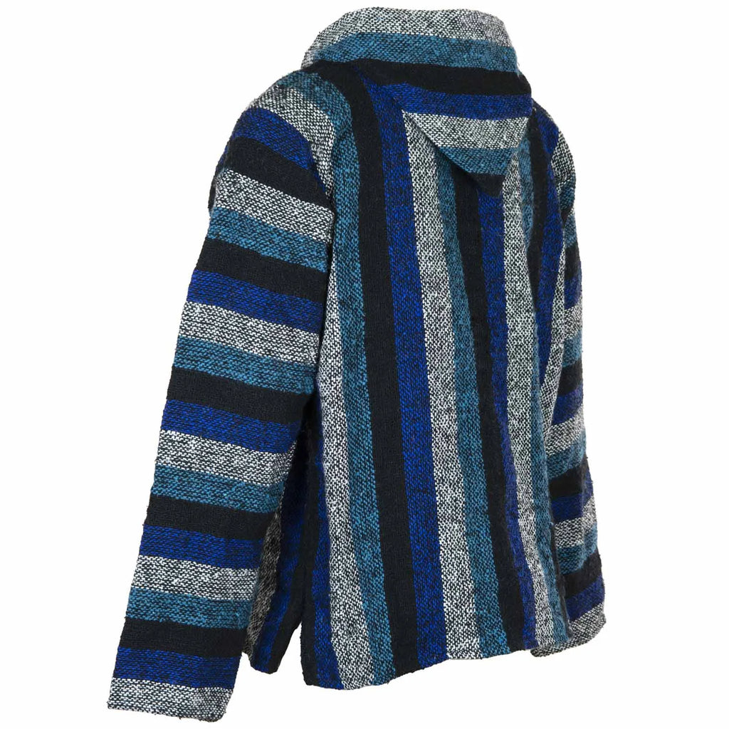 Baja Top - Cool Blue-Baja Hoodies-Siesta Crafts