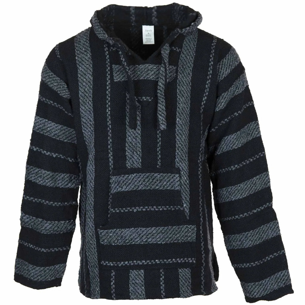 Baja Top - Dark Stripe-Baja Hoodies-Siesta Crafts