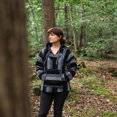 Baja Top - Four Grey-Baja Hoodies-Siesta Crafts