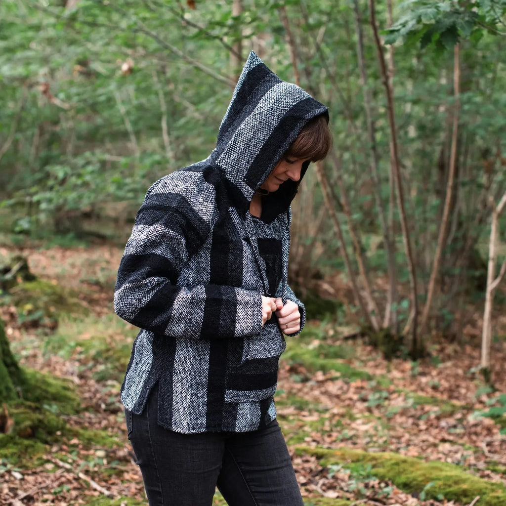 Baja Top - Four Grey-Baja Hoodies-Siesta Crafts