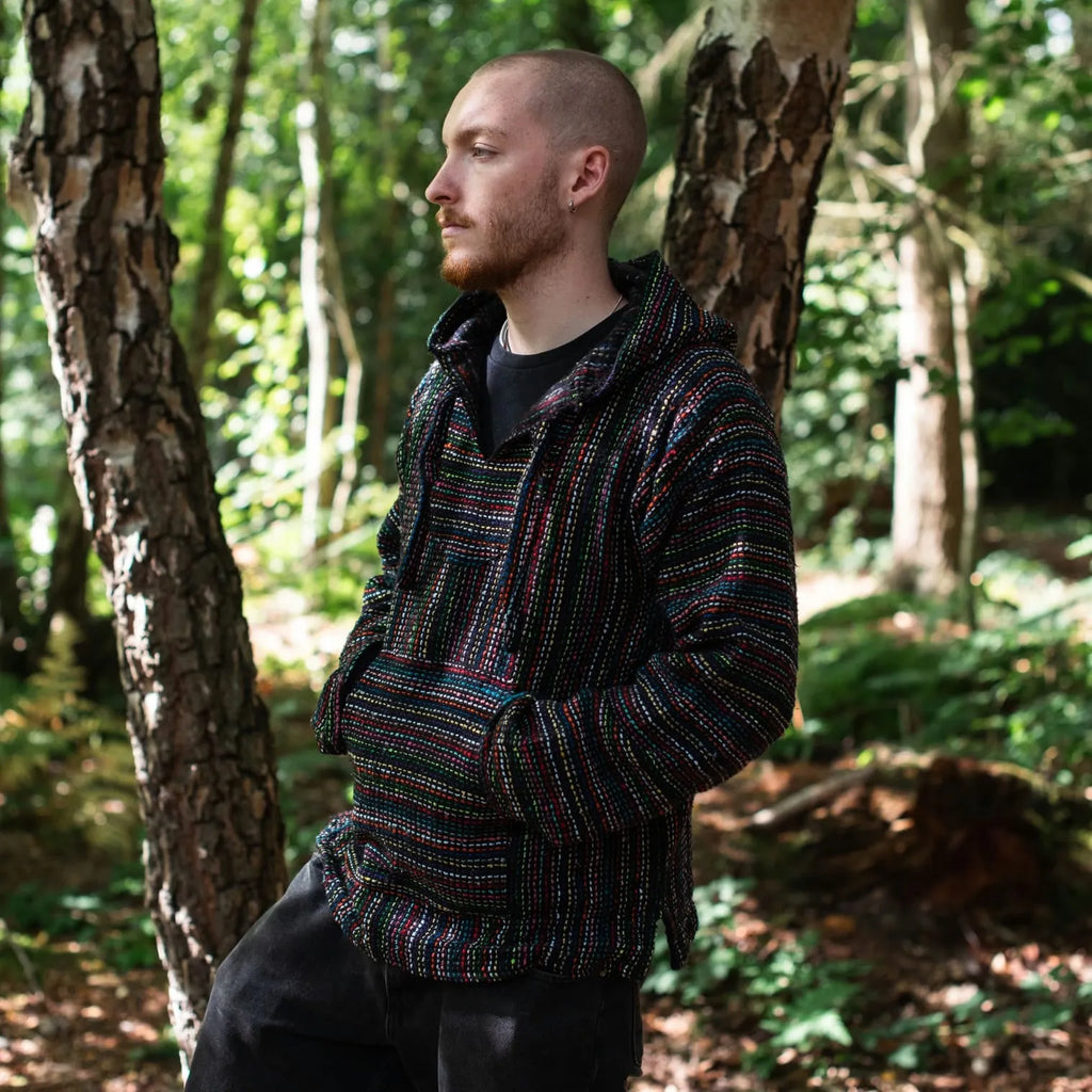 Baja Top - Multifleck-Baja Hoodies-Siesta Crafts