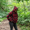 Baja Top - Red and Black-Baja Hoodies-Siesta Crafts