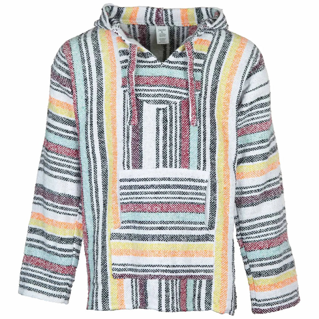 Baja Top - Sugar Stripe-Baja Hoodies-Siesta Crafts