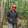 Baja Top - Thin Black and White-Baja Hoodies-Siesta Crafts