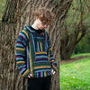 Baja Top - Vibrant Stripe-Baja Hoodies-Siesta Crafts