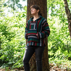 Baja Top - Wide Stripe-Baja Hoodies-Siesta Crafts