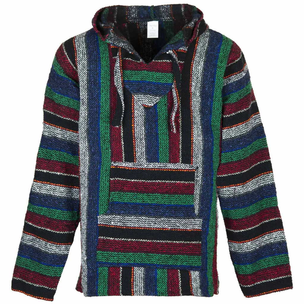 Baja Top - Wide Stripe-Baja Hoodies-Siesta Crafts