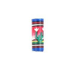 Pink Desert Scene Barrel Bead-Beads & Buttons-Siesta Crafts
