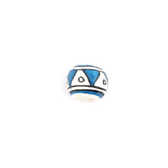 Blue Triangles Ball Bead-Beads & Buttons-Siesta Crafts